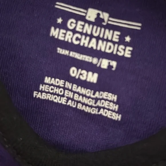 NEW [MLB] Colorado Rockies MLB Baby Girly Onesie Lot of 3x, Size 0/3 Months - Picture 7 of 7